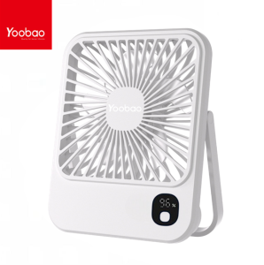 Original YOOBAO Y-F01P 10000mAh Strong Wind Rechargeable Desktop Mini Fan Type-C Charging 180° Angle Adjustable