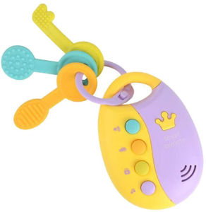 Moulty Toy Keys for Toddlers Baby Kids Musical Smart Remote Car Key with Sound and Lights Early Educational Toy