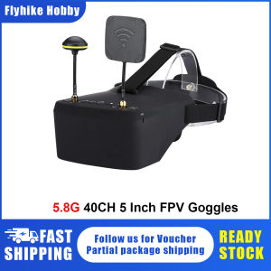 EV800D 5.8G 4.9G 40CH 5 Inch Headset HD DVR Diversity FPV Goggles W/ 25-1300mW Switchable FPV Transmitter VTX For RC FPV Drone