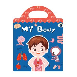 FGJOEFHD Reusable Jelly Sticker Books Waterproof Educational Scene Quiet Stickers Portable Matching Game Children Scene Stickers for DIY