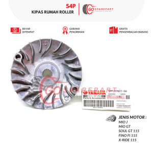 (YAMAHA) 54P KIPAS RUMAH ROLLER MIO J SOUL GT FINO X-RIDE 115 54P-E7611-00 / TUTUP RUMAH ROLER / FINDRIVE FACE / TUTUP RUMAH ROLLER PULLEY / LAWAN KIPAS CVT