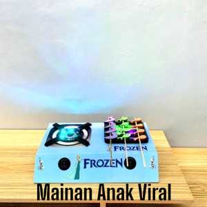 KOMPOR MAINAN ANAK KARAKTER HELLO KITTY / KOMPOR MAINAN LED / MAINAN EDUKASI ANAK