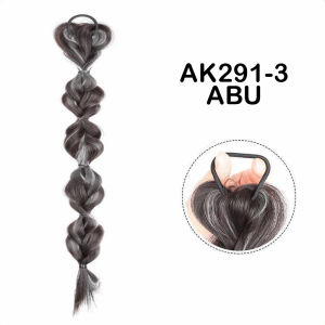 Rambut Palsu Wanita Kepang Ponytail Twist Gaya Hip Hop Highlight Korea Lucu Aksesoris Rambut AK291