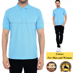 Kaos Polo Pria Kaos kerah Pria kaos polos BIRU LAUT