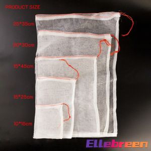 ELLE Reusable Fruit Nylon Protection Bags Bird Net Barrier Bag for Garden Plant