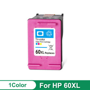 Compatible for HP 60 Ink Cartridge HP 60XL Ink HP Cartridge 60 Ink Printer 60 HP 60 Ink Cartridge Black Color for DeskJet D2560 D2660 F2410 F2480 F4230 F4250 F4280 C4680 C4780 HP Envy 100 110 120