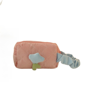 ถุงเก็บของ  สไตล์เกาหลี  แฟชั่นชั้นสูง  วัสดุผ้าลูกฟูก กระเป๋าเคสำอาง