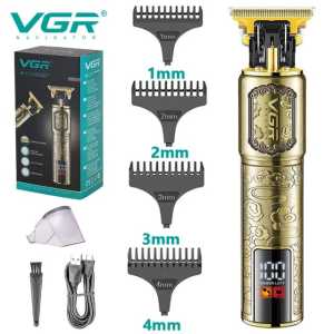 VGR V-073 T-blade hair cutting machine barber hair clippers professional cordless hair trimmer for men