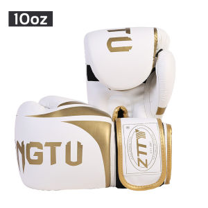 นวมชกมวย 16oz ZTTY ที่ซ้อมมวย อุปกรณ์มวย นวม mma เหมาะสําหรับผู้ที่มีน้ําหนักมากกว่า 91 กิโลกรัม boxing gloves