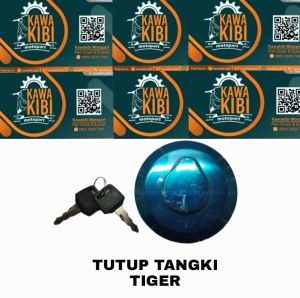 Tutup tangki TIGER (OZAWA) - Penutup Tangki Bensin + 2 Kunci Fuel Tank Cap Mega Pro lama Dll