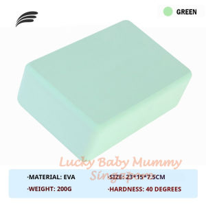 EVA Yoga Block 200g/High Density Non Slip Foam Brick for Stretching & Pilates Poses / Lucky Home