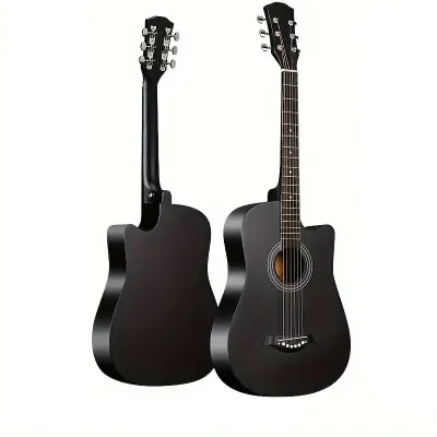 38 Inch Beginners Practice Students Guitar Acoustic Guitar with Accessories