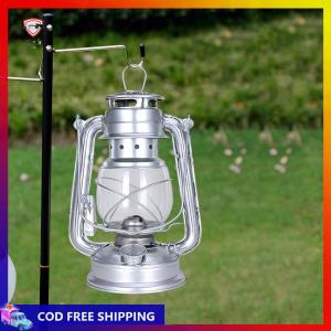 Vintage Fuel Camping Lanterns Metal Kerosene Lantern Hurricane Table Lamps with Handle for Camping Hiking