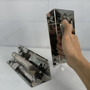 Bàn xả nhám sơn nước góc lõm - Inox 304 - Sử dụng giấy nhám thường dễ thay thế