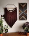 macrame wall hanging hiasan dinding dekorasi ruangan hiasan gantung. 