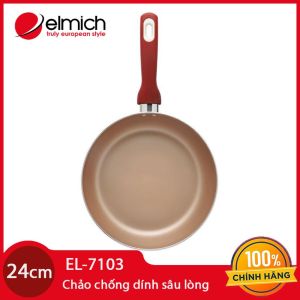 Chảo nhôm chống dính sâu lòng đáy từ Elmich EL710x đường kính miệng 20/24/26/28cm Chính Hãng Bảo hành 12 tháng