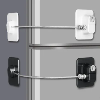 Bodhiwish Child Safety Lock for Fridge Child-proof Refrigerator Door Lock Set Keep Your Kitchen Safe Easy Installation Ideal