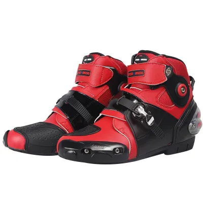 【Shop with Confidence】 Motorcycle Boots Biker Waterproof Speed Motocross racing Boots Non-slip Protective Motorbike Riding off road boots Shoes Touring
