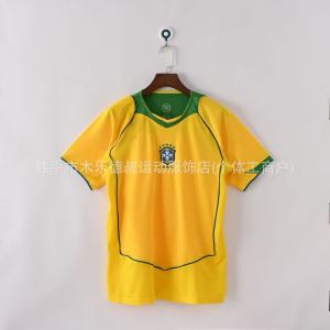 (Embroidered jersey with logo) Wholesale vintage French and English football short-sleeve jerseys