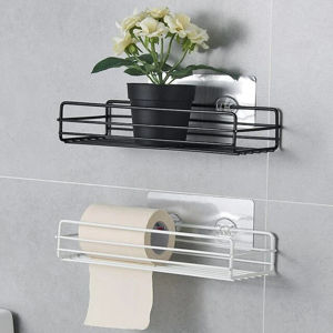WISER Punch-free Shower Corner Shelf Shampoo Bathroom Shelf Wall-mounted Metal Kitchen Shelf
