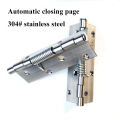 Bản lề tự động, bản lề inox, gập lò xo, cửa hợp kim nhôm, cửa gỗ, bản lề gắn trên bề mặt, vỏ có thể tháo rời lá rời. 