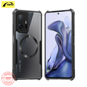 NANU [The Beatles] for Xiaomi 11T 11T Pro Phone Case Soft Magnetic Suction Casing Four Corner Shockproof Soft Case Back Clear Hard Cover Camera Protection Slim Thin Cover