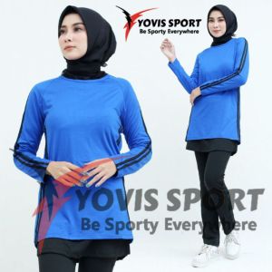 Setelan Senam Aerobic Panjang Wanita / SET Baju Olahraga + Celana Rok Wanita / Setelan Baju Olahraga Panjang Wanita Terlaris