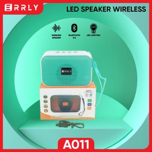 ERRLY A011 Speaker Bluetooth Portable LED RGB Speker Wireless Power Bass TWS 2 IN 1 + Stand Hp