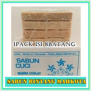 SABUN CUCI AJAIB SABUN BINTANG MAHKOTA PEMBERSIH NODA ANTI BAKTERI 1PACK ISI 8BATANG