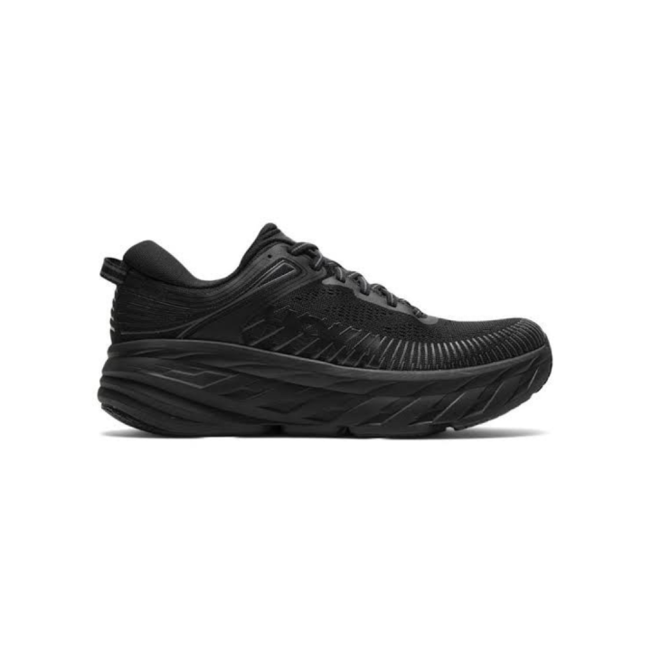 PROMO Sepatu Lari Pria Hoka One Bondi 7 Black