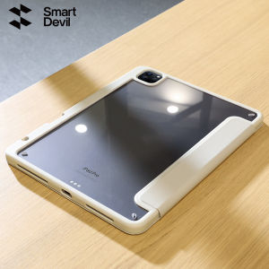 Smartdevil iPad Vỏ ốp iPad Pro iPad không khí 5 iPad không khí 4 iPad 10th Gen iPad 7th / 8th / 9th Gen iPad không khí 3 ipad mini 6 10.9 / 11 / 10.2 / 10.5 / 9.7 inch gấp bảo vệ Trường hợp với hộp đựng bút chì vỏ máy tính bảng