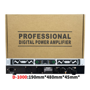 Deuahub audio amplifier CA propesyonal Digital Amplifier 550 Watts 2 Channels itulak ang 12 pulgadas peaker