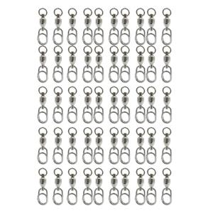 Fishing Barrels Swivels High Strength Rolling Balls Bearing Snap Lures Connectors Clip Saltwater or Freshwater Fishing