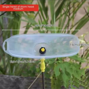 Sprayer Windproof Cover Agricultural Transparent windscreen spray nozzle of fine atomization Fan-type Nozzle Wind Shield Garden Irrigation Supplies for spraying pesticides herbicides Misting Spray Nozzles