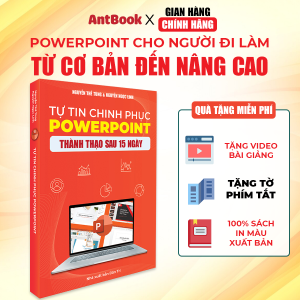 Sách Tự Tin Chinh Phục Powerpoint Thành Thạo Sau 15 Ngày Cho Người Đi Làm + Tặng Kèm Video Hướng Dẫn