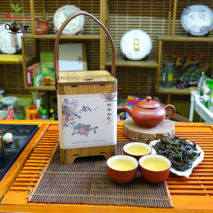 ชาอู่หลงน้ำค้าง ชาคุณภาพสูง สูตรต้นตำรับ 乌龙露珠春茶100g