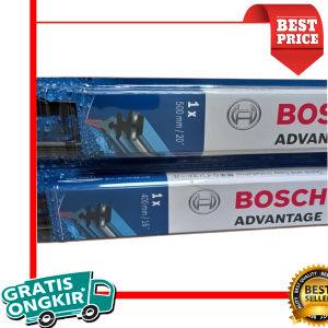 ORIGINAL Wiper Blade Mobil Avanza Xenia Atoz Lama 2004 Sd 2011 Sepasang Wiper Kaca Depan Avanza Xenia BOSCH Advantage 16" Sd 20"