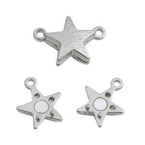 1 bộ thời trang mới kẹp từ Sao Mặt trang trí hình trái tim Clasp phát hiện cho Vòng Cổ Vòng tay DIY làm đồ trang sức phát hiện