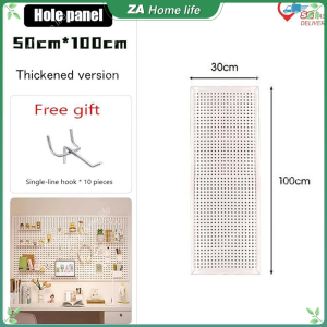 Round hole hole board shelf multi-function storage display stand hardware tool hanging board wall