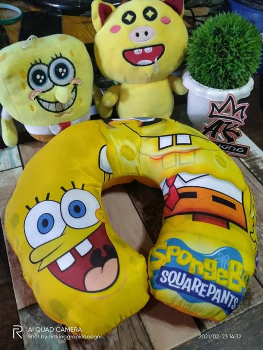 neck pillow spongebob design Lazada PH
