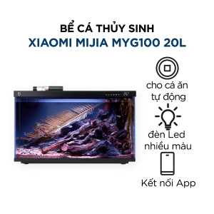 Bể cá thủy sinh thông minh Xiaomi Mijia MYG100 20L – Tự động bơm lọc nước cho cá ăn tự động (chỉ có bể không bao gồm đồ trang trí)