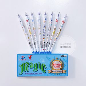 Set 6 Cây Bút Gel Tẩy Xóa được Gstar ER-03 (loại tốt) chuyên dành cho học sinh tiểu học