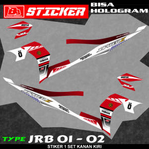 STIKER STRIPING JUPITER Z 115 ROBOT BISA HOLOGRAM JRB 1