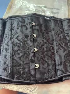 Bestcorse Original XS 3Xl Underbust Corset Waist Trainer For Women Dress Vintage Classical Flower Print Waist Cincher Fashion Bustier Top Strapless Slimming Girdle Tummy Trimmer Body Shaper Belt Coreset Black Corsette Plus Size Korset With