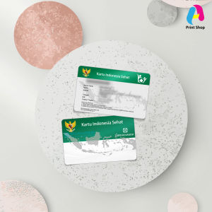 Cetak ID Card Bahan Tebal PVC 096mm Hasil Cetak Anti Pudar Satu Hari Jadi