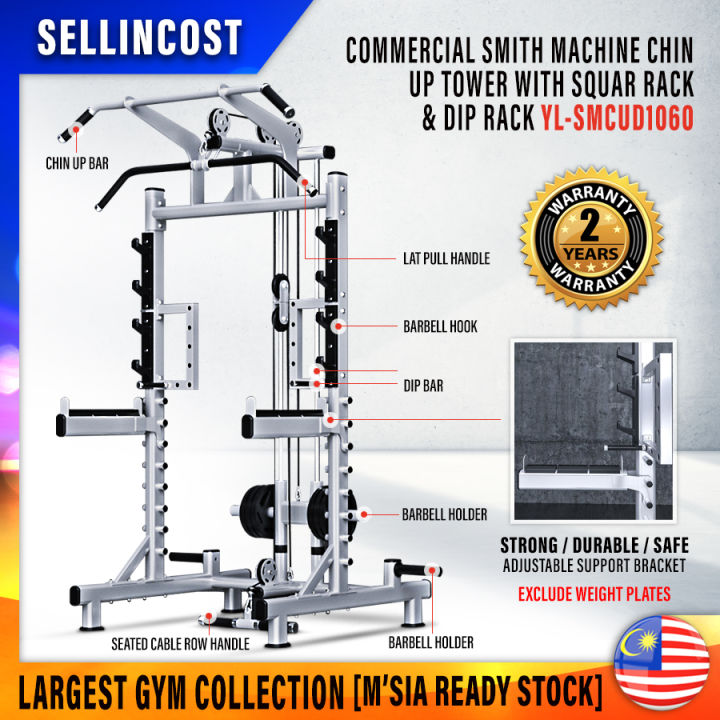 [SALE] SellinCost Multifunction Smith Machine Squat Rack Chin Up DIP ...