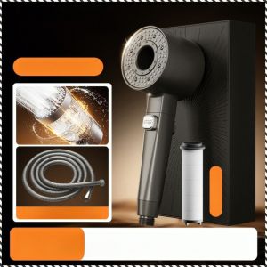 ก๊อกน้ำ หยุดน้ำได้ในคลิกเดียว อุปกรณ์หัวฉีด การกรองการทําให้บริสุทธิ์ทีละชั้น ให้ความชุ่มชื้น