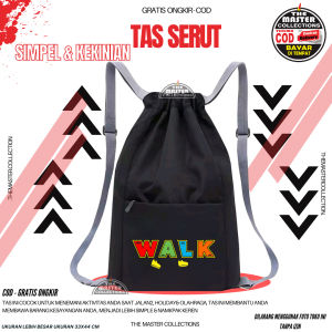 Tas serut drawstring bag backpacks pria wanita tas fungsional serbaguna Sekolah-Hiking-olahraga Drawstring Bag backpack / Tas Serut Olahraga Tas Sekolah