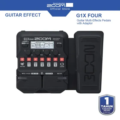 Zoom G1X Four Guitar Multi-Effects Pedals With Adaptor
