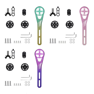 จักรยานเสือหมอบฐานคอมพิวเตอร์ปรับได้ฐานอะแดปเตอร์ติดตั้งฐานคอมพิวเตอร์สำหรับจักรยานด้านหน้า